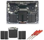 Tradebit Laptop akkumulátor Apple Macbook Pro 13", Tradebit, 4313 mAh, lítium-polimer, 11, 41 V, fekete (10031)