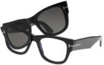 Tom Ford Rame ochelari de vedere barbati Tom Ford Clip-on FT6099-B 001 Rama ochelari