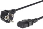 PremiumCord 230V IEC Táp Fekete 2m KPSP2 (KPSP2)