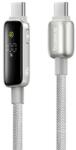 Baseus Vipow Adatkábel Type-C - Type-C, 200cm, Titánium