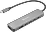Sandberg USB-C 6-in-1 MediaDock 6xUSB 1xHDMI 136-77 (136-77)