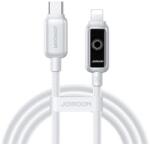 JOYROOM iPhone 5S JOYROOM STARFLIGHT cablu de date tip C - fulger, 120 cm, ALB (S-A55 C-L 30W 1.2M WHITE)