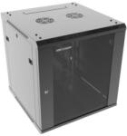 HIKVISION Rack Hikvision DS-XS6612-S/B, 19 inch, 12U, 600 x 600 mm, Black (DS-XS6612-S/B)