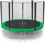 Pepita SmileSPORT by Pepita 244cm trambulină cu plasă în aer liber cu scară - green (SSO-2440)