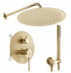 Rea Foss Clif Brush Gold + box galsík alatti zuhanyrendszer szálcsiszolt aranyREA-P5647 (REA-P5647)