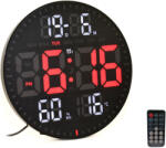 Kleiber Germany LNC-60 Digitális óra, ébresztőóra funkcióval - PIROS + FEHÉR