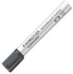 STAEDTLER Marker pentru tablă albă și flipchart, vârf teșit, STAEDTLER „Lumocolor 351 B, negru