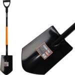 Strend Pro Ásó, Strend Pro Garden Styler X03, hegyes fej, fekete, acél fej, acél nyél, D markolat (TC211726)