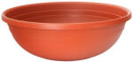 ICS Műanyag virágcserép, Ics Clivia, terrakotta, átmérő: 50 cm, magasság: 16 cm, tál alakú, 18 l, kerek (TC255102)