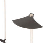 Strend Pro Kerti kapa, Strend Pro Garden Gardex Amba, sötétszürke, íves, acél fej, fa nyél (TC211504)