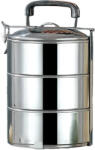  De Gusto Rozsdamentes acél ételhordó 3 x 0, 9 l