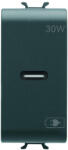 Gewiss Priza USB tip C 1M PD 30W Gewiss Chorus negru GW12415 (GW12415)