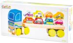 Cubika Joc din lemn, Cubika, Camion de transport auto, 12 piese