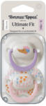 Tommee Tippee Ultimate Fit nyugtató cumi sterilizáló tokkal 6-18 hó 2 db (lányos)