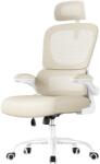 SONGMICS Irodai szék, ergonomikus forgó szék, légáteresztő, homokbézs (OBN041L01)