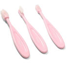 BabyOno Baba Fogkefe Szett 3db - Piros, Fogíny Masszírozó és Első Fogak Tisztításához, 0 Hónapos Kortól