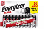 Energizer Elem, AA ceruza, 20 db, ENERGIZER "Max (7638900437874) - iconink