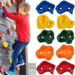 Kruzzel Set de 10 piese de cățărătoare pentru copii în diverse forme și culori (00018533)