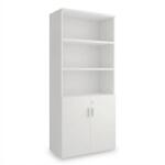 Rauman Dulap înalt SimpleOffice 80 x 40 x 180 cm, alb (CF-0818C_CF-1397) Dulap arhivare