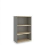 Rauman Dulap mediu SimpleOffice 80 x 40 x 120 cm, stejar deschis / gri (CF-0812A_CF-1550/CF8820) Dulap arhivare
