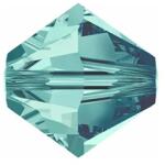 SWAROVSKI Gyöngy Swarovski 6mm-es fűzhető, kúpos, blue zircon-5328