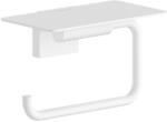 Hansgrohe AddStoris S fali WC papír tartó polccal, matt fehér 41789700 (41789700)