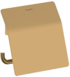 Hansgrohe AddStoris S WC papír tartó fedéllel, szálcsiszolt bronz 41783140 (41783140)