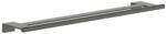 Hansgrohe AddStoris S dupla törölköző tartó 661 mm, szálcsiszolt fekete króm 41763340 (41763340)