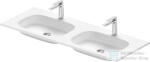 Duravit SIVIDA 129x48, 5 cm-es beépíthető dupla mosdó, matt szatén fehér 2650043200 (2650043200)