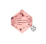 SWAROVSKI Gyöngy Swarovski 3mm-es fűzhető kúpos blush rose -5328 25db/csomag