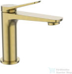 INVENA ALONIA mosdó csaptelep click-clack leeresztővel, szálcsiszolt arany BU-70-009-V (BU-70-009-V)