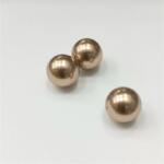 SWAROVSKI Gyöngy Swarovski igazgyöngy utánzat 12mm-es fűzhető 5db/csomag bronze