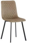 Artium Sötét bézs bársony étkezőszék, DCL-973 CAP4, belföldi raktárról (r-artDCL-973-CAP4)