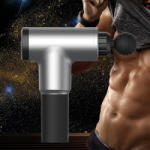 HOZRO Mini Aparat de Masaj HOZRO, Fascial Gun Portabil, cu Capete Interșchimbabile și Intensități Reglabile, Ideal pentru Relaxare Musculară, Terapie Anti-Stres și Recuperare după Efort Aparat de masaj