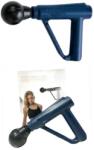 HOZRO Mini pistol de masaj electric portabil HOZRO, culoare albastră, cu capete interschimbabile și intensitate reglabilă, ideal pentru relaxare musculară, recuperare și eliminarea oboselii Aparat de masaj