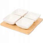  Tapas szett 5 részes bambusz talppal 20 x 20 cm (6960)