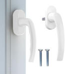 Decortrend Ablakkilincs Ablakhoz Lengyel Pvc Alumínium Fehér Erős Csavarkészlet (DecorTrend)