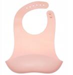 Gigi Kids Vízálló Szilikon Előke Állítható Zsebbel gyerekeknek rózsaszín (BIB7)