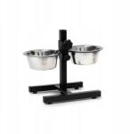 Relaxdays Két darabos fém függesztett tál szett szürke színben 0, 75 l (10019116)