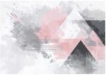 Wallarena Vinil Fotótapéta Strukturált Geometriai Absztrakt Szürke Rózsaszín 416x254 (CA16257WVZXXXL)