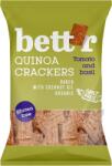 bett'r bio vegán gluténmentes quinoa kréker bazsalikom&paradicsom 100 g