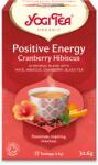 YOGI TEA Bio pozitív energia tőzegáfonyával és hibiszkusszal 17 filter - menteskereso