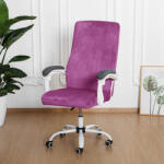 Forcheer Forgószék Huzat (L-es, bársonyos, 1 részes, rugalmas, mosható, lila)