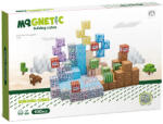  Mágneses építőkockák - zöld város 100 db/cs - delfinbuvar