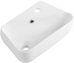 Cerano - Kerámia mosdó - fali és pultra szerelhető - Tropea - fényes fehér - 45x27, 5 cm