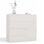 Topeshop Mályva komód 1D5S Fehér (M-MP-K-MAL-1D5S-BIA)