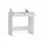 TopEshop Marina 2S fehér íróasztal 2 fiókkal Modern design és funkcionalitás (BIURKO MARINA 2S BIEL)