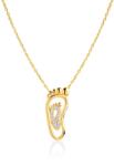 SAVICKI Colier din aur 585 cu diamante albe 0.06 ct 46 cm