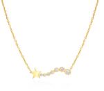 SAVICKI Colier din aur 585 cu diamante albe 0.15 ct 47 cm
