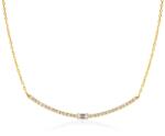 SAVICKI Colier din aur 585 cu diamante albe 0.22 ct 45 cm - savicki - 6 680,00 RON